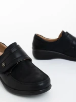 Pantofi casual dama negri din piele ecologica Cozeta