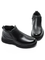 Ghete Barbati din piele naturala 8157R BLACK | ADVANCER