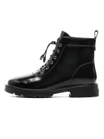 Ghete Dama din piele naturala E0931-10 BLACK | ADVANCER