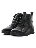 Ghete Dama din piele naturala 5851 BLACK | ADVANCER