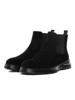 Ghete Barbati din piele naturala Z190330 Negru | Advancer » MeiShop.Ro
