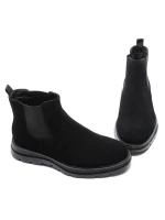 Ghete Barbati din piele naturala Z190330 Negru | Advancer » MeiShop.Ro
