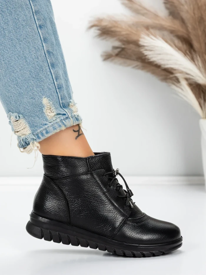 Ghete Dama Imblanite 5XJ92 BLACK | MEI