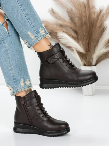 Ghete Dama Imblanite 5XJ90 BROWN | MEI