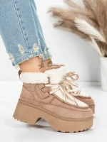 Ghete Dama cu Platforma 5GB3 COFFEE | MEI