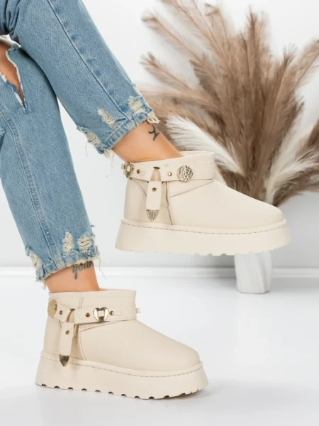 Ghete UG Dama 5GB6 BEIGE | MEI