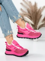 Pantofi Casual Dama din piele naturala 58W26 ROSEO | PANTOFUL