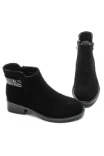 Ghete Dama din piele naturala R52131-35 BLACK | ADVANCER