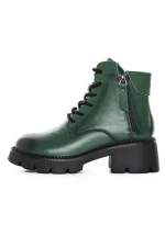 Ghete Dama din piele naturala 8099-2 GREEN | ADVANCER