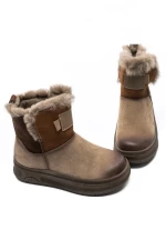 Ghete Dama din piele naturala 9981YM GREY | ADVANCER