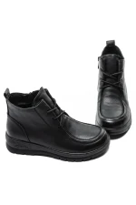 Ghete Dama din piele naturala 5853 BLACK | ADVANCER