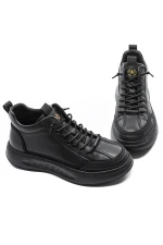 Ghete barbati din piele naturala A661 Negru | Advancer » MeiShop.Ro