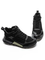 Ghete Barbati din piele naturala 10532 Negru | Advancer » MeiShop.Ro