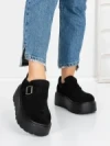 Ghete Dama cu Platforma 58WL18 BLACK | MEI