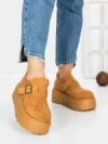 Ghete Dama cu Platforma 58WL18 YELLOW | MEI