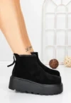 Ghete Dama cu Platforma 58WL19 BLACK | MEI