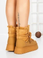 Ghete Dama cu Platforma 5GB9 YELLOW | MEI