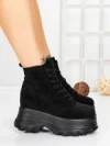 Ghete Dama cu Platforma 58WL30 BLACK | MEI