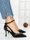 Pantofi Stiletto 5DC26 BLACK | MEI