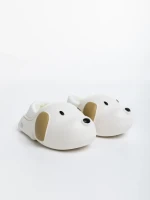 Papuci copii albi din polistiren Clef