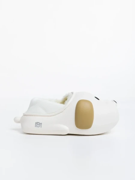 Papuci copii albi din polistiren Clef