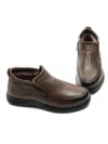 Ghete Barbati din piele naturala 565M011 BROWN | ADVANCER