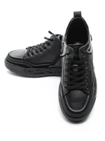 Ghete Barbati din piele naturala 88805 BLACK | ADVANCER