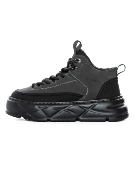 Ghete Barbati din piele naturala 88860 GREY | ADVANCER