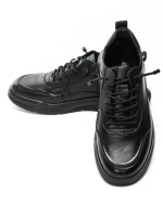 Ghete Barbati din piele naturala 919088-F BLACK | ADVANCER