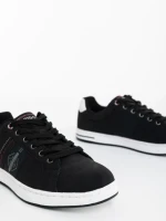 Pantofi sport barbati negri din piele ecologica Carmela