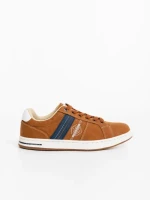 Pantofi sport barbati maro din piele ecologica Carmela