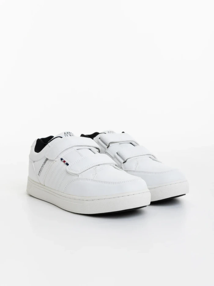 Pantofi sport barbati albi din piele ecologica Herminio