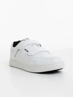 Pantofi sport barbati albi din piele ecologica Herminio