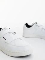 Pantofi sport barbati albi din piele ecologica Herminio