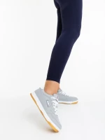Pantofi sport dama gri din piele ecologica Delaney