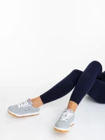 Pantofi sport dama gri din piele ecologica Delaney
