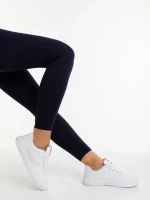 Pantofi sport dama albi din piele ecologica Amelda