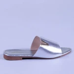 Papuci dama Celia argintii
