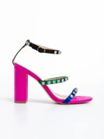 Sandale dama fucsia din material textil Bexley