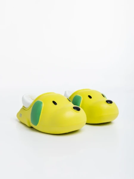 Papuci copii verzi din polistiren Clef