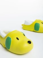 Papuci copii verzi din polistiren Clef