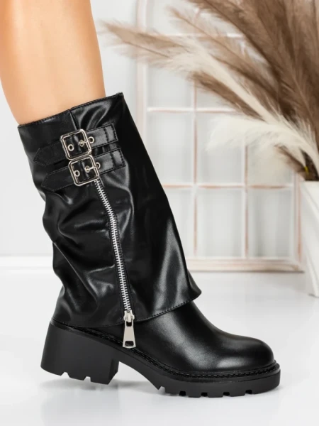 Ghete Dama Imblanite 5GS3 BLACK | MEI