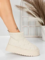 Ghete UG Dama 8733 BEIGE | MEI