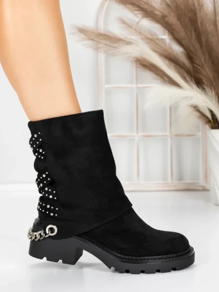 Ghete Dama Imblanite 5GS2 BLACK | MEI