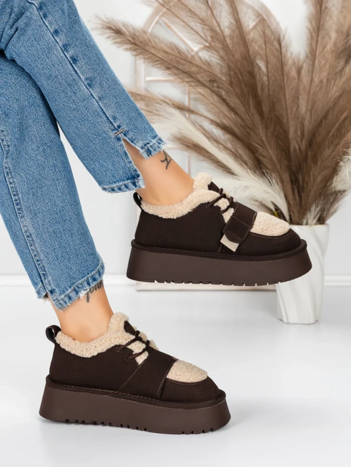 Ghete UG Dama 8750 BROWN | MEI