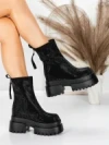 Ghete Dama cu Platforma 5SJN23 BLACK | MEI
