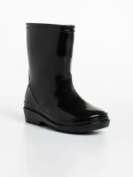 Cizme copii negre din cauciuc Siani
