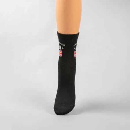Set 2 perechi sosete copii Lee Cooper Edhy negre si albastre