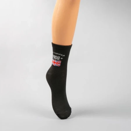 Set 2 perechi sosete copii Lee Cooper Edhy negre si albastre