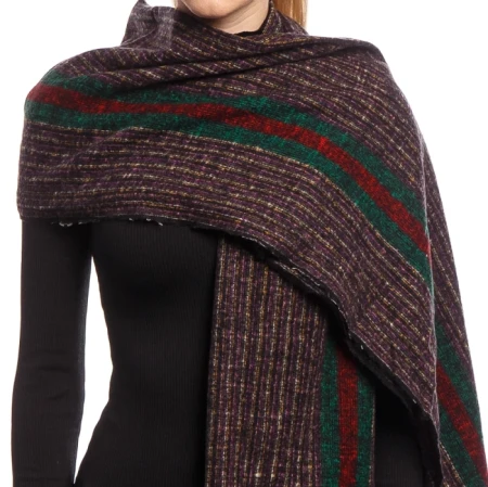 Fular dama Carti negru